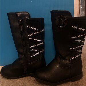 Michael Kors Black Logo Boots